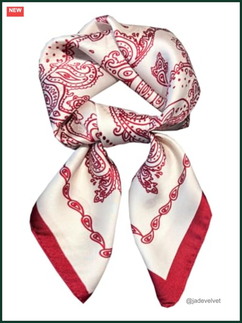 Silky Satin Square Scarf for Women, Lightweight Headscarf, Versatile Neck Scarf